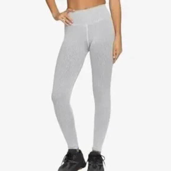 GOOD AMERICAN Seamless Core Power Ribbed Leggings - NWT - Picture 1 of 6